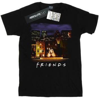 Vêtements Fille T-shirts manches longues Friends Nightime Fountain Noir