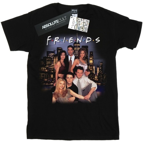 Vêtements Fille T-shirts manches longues Friends Homage Group Photo Noir