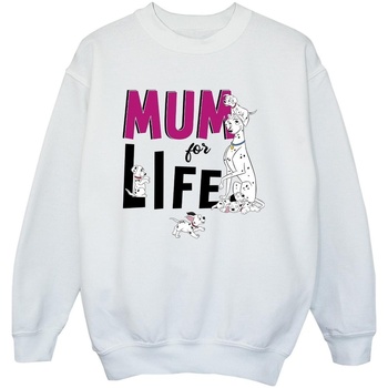 Vêtements Garçon Sweats Disney 101 Dalmatians Mum For Life Blanc