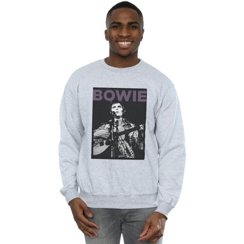 Vêtements Homme Sweats David Bowie Rock Poster Gris