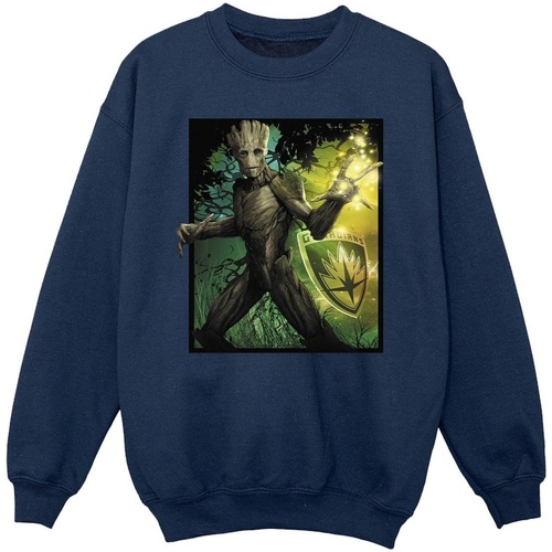 Vêtements Fille Sweats Marvel Suivi de commande Groot Forest Energy Bleu