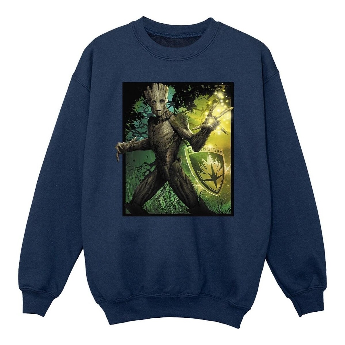 Vêtements Fille Sweats Marvel Guardians Of The Galaxy Groot Forest Energy Bleu