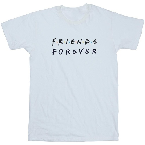 Vêtements Fille T-shirts manches longues Friends Forever Logo Blanc