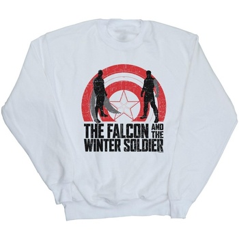 Vêtements Femme Sweats Marvel The Falcon And The Winter Soldier Shield Silhouettes Blanc