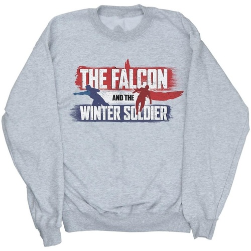 Vêtements Femme Sweats Marvel The Falcon And The Winter Soldier Action Logo Gris