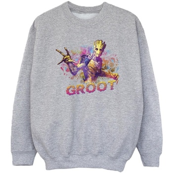 Vêtements Fille Sweats Marvel Guardians Of The Galaxy Abstract Groot Gris