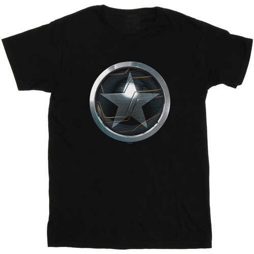 Vêtements Garçon T-shirts manches courtes Marvel The Falcon And The Winter Soldier Chest Star Noir