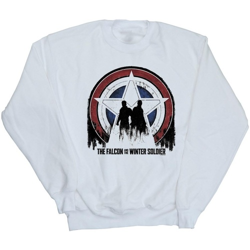 Vêtements Femme Sweats Marvel The Falcon And The Winter Soldier Star Silhouettes Blanc