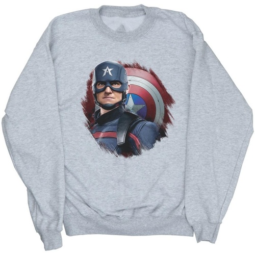 Vêtements Femme Sweats Marvel The Falcon And The Winter Soldier Captain America Stare Gris
