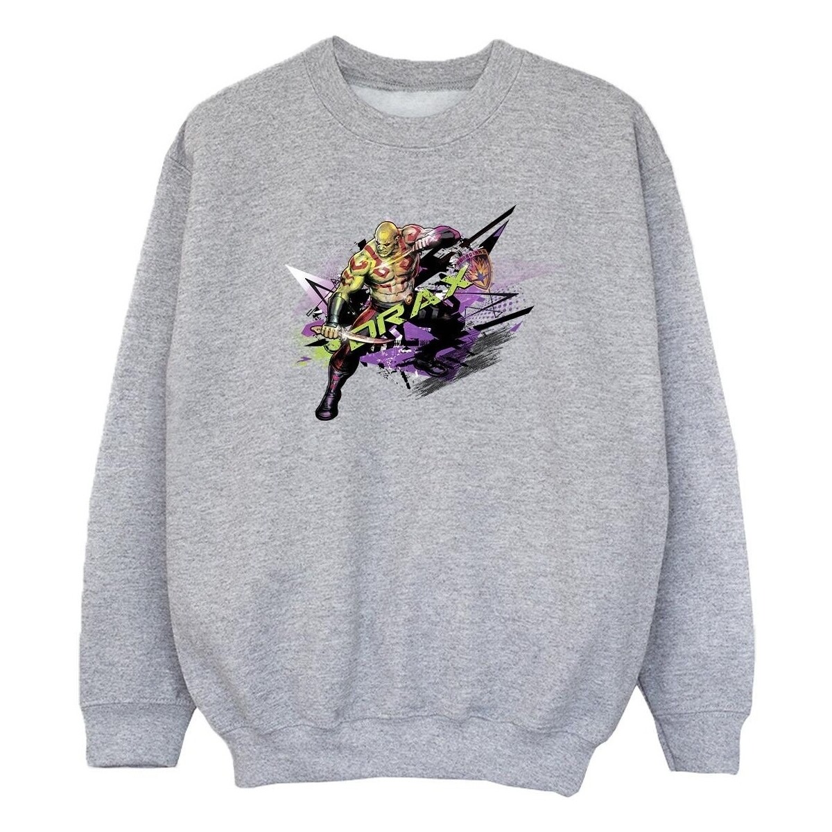 Vêtements Fille Sweats Marvel Guardians Of The Galaxy Abstract Drax Gris