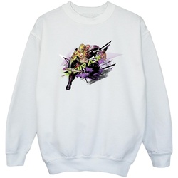 Vêtements Fille Sweats Marvel Guardians Of The Galaxy Abstract Drax Blanc