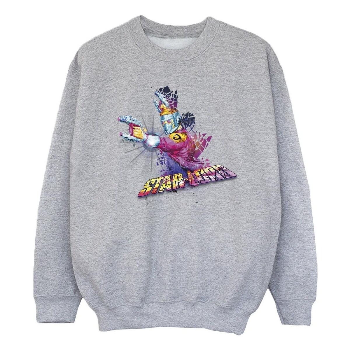 Vêtements Fille Sweats Marvel Guardians Of The Galaxy Abstract Star Lord Gris