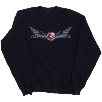 Vêtements Femme Sweats Marvel Falcon And The Winter Soldier Captain America Logo Bleu
