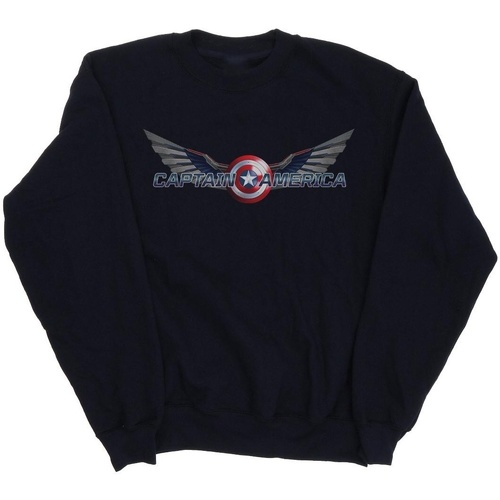 Vêtements Femme Sweats Marvel Falcon And The Winter Soldier Captain America Logo Bleu