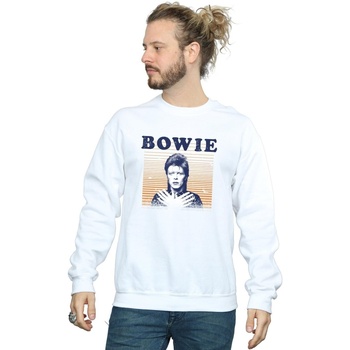 Vêtements Homme Sweats David Bowie Orange Stripes Blanc