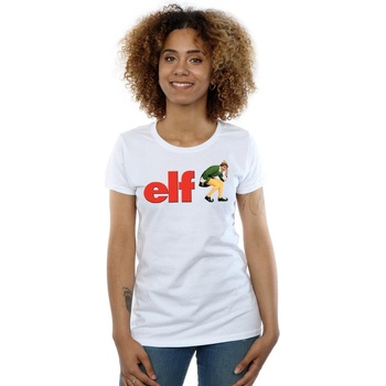 Vêtements Femme T-shirts manches longues Elf Crouching Logo Blanc