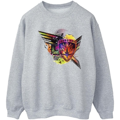 Vêtements Femme Sweats Marvel Guardians Of The Galaxy Abstract Shield Chest Gris