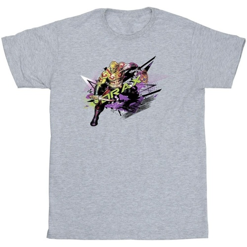 Vêtements Garçon T-shirts manches courtes Marvel Guardians Of The Galaxy Abstract Drax Gris