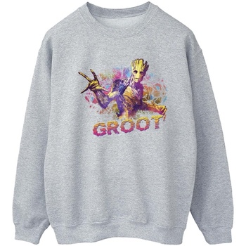 Vêtements Femme Sweats Marvel Guardians Of The Galaxy Abstract Groot Gris