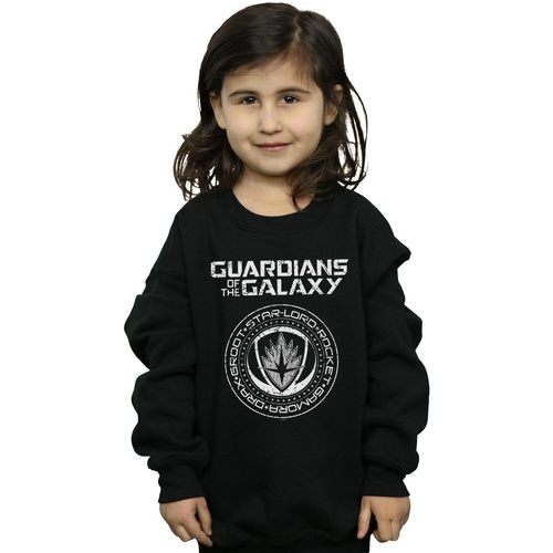 Vêtements Fille Sweats Marvel Guardians Of The Galaxy Vol. 2 Distressed Seal Noir