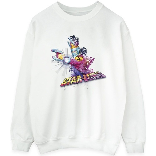 Vêtements Femme Sweats Marvel Guardians Of The Galaxy Abstract Star Lord Blanc