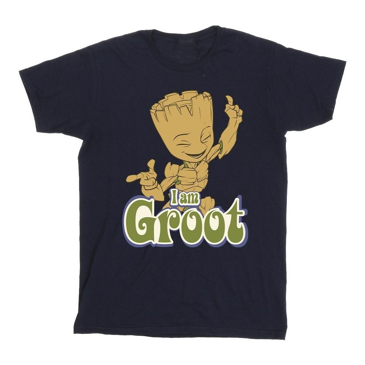 Vêtements Garçon T-shirts manches courtes Guardians Of The Galaxy Groot Dancing Bleu