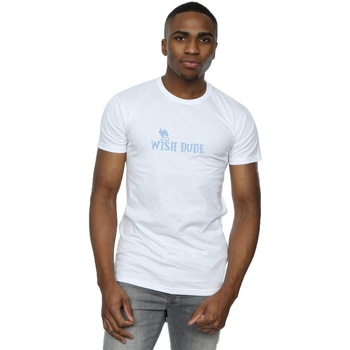 Vêtements Homme T-shirts manches longues Disney Aladdin Wish Dude Blanc