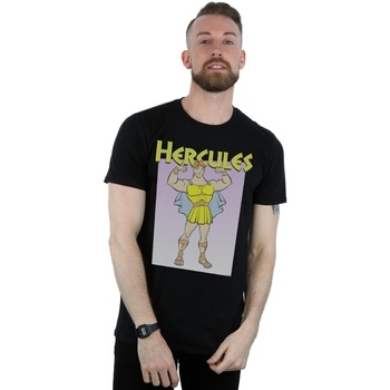 Vêtements Homme T-shirts manches longues Disney Hercules Muscles Noir