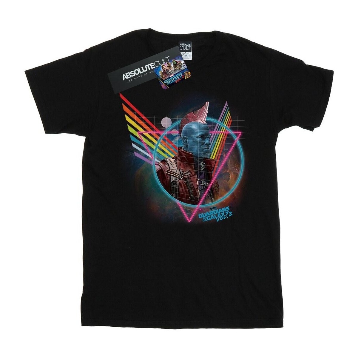 Vêtements Garçon T-shirts manches courtes Marvel Guardians Of The Galaxy Neon Yondu Noir