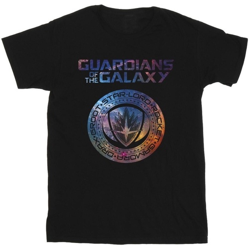 Vêtements Garçon T-shirts manches courtes Marvel Guardians Of The Galaxy Stars Fill Logo Noir