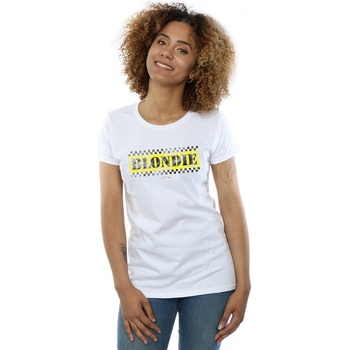 Vêtements Femme T-shirts manches longues Blondie Taxi 74 Blanc