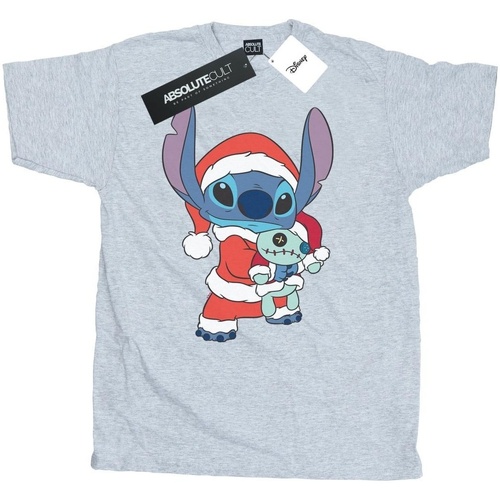 Vêtements Homme T-shirts manches longues Disney Lilo And Stitch Stitch Christmas Gris
