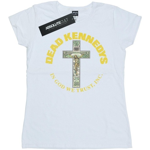 Vêtements Femme T-shirts manches longues Dead Kennedys In God We Trust Blanc