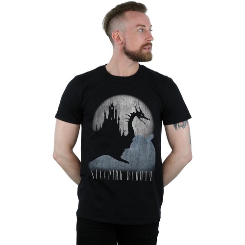 Vêtements Homme T-shirts manches longues Disney Sleeping Beauty Hidden Illusion Noir