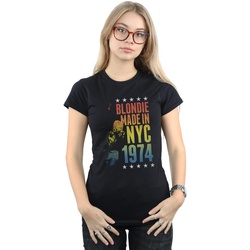 Vêtements Femme T-shirts manches longues Blondie Rainbow NYC Noir