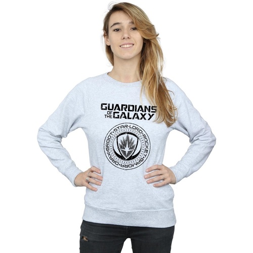 Vêtements Femme Sweats Marvel Guardians Of The Galaxy Vol. 2 Distressed Seal Gris