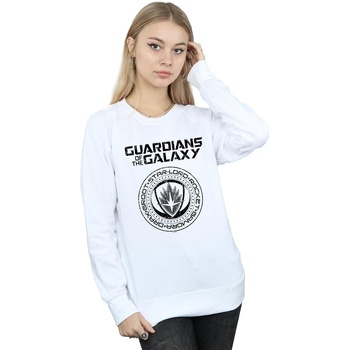Vêtements Femme Sweats Marvel Guardians Of The Galaxy Vol. 2 Distressed Seal Blanc