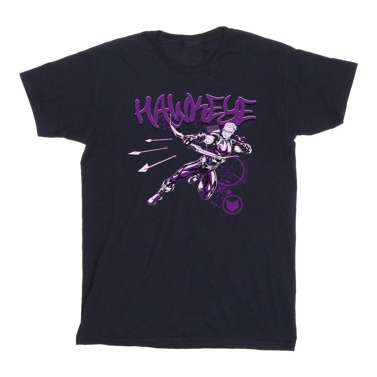 Vêtements Garçon T-shirts manches courtes Marvel Hawkeye Shoots Bleu