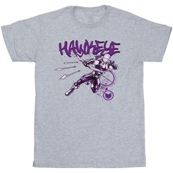 Vêtements Garçon T-shirts manches courtes Marvel Hawkeye Shoots Gris