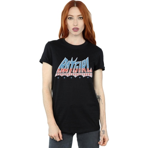 Vêtements Femme T-shirts manches longues Dc Comics Batgirl American Logo Noir
