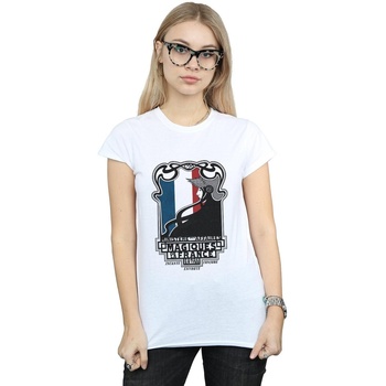 Vêtements Femme T-shirts manches longues Fantastic Beasts Magiques De La France Blanc