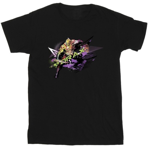 Vêtements Fille T-shirts manches longues Marvel Guardians Of The Galaxy Abstract Drax Noir