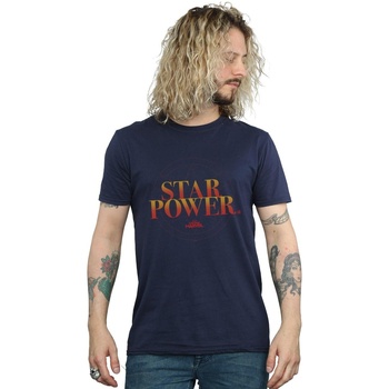 Vêtements Homme T-shirts manches longues Marvel Captain  Star Power Bleu