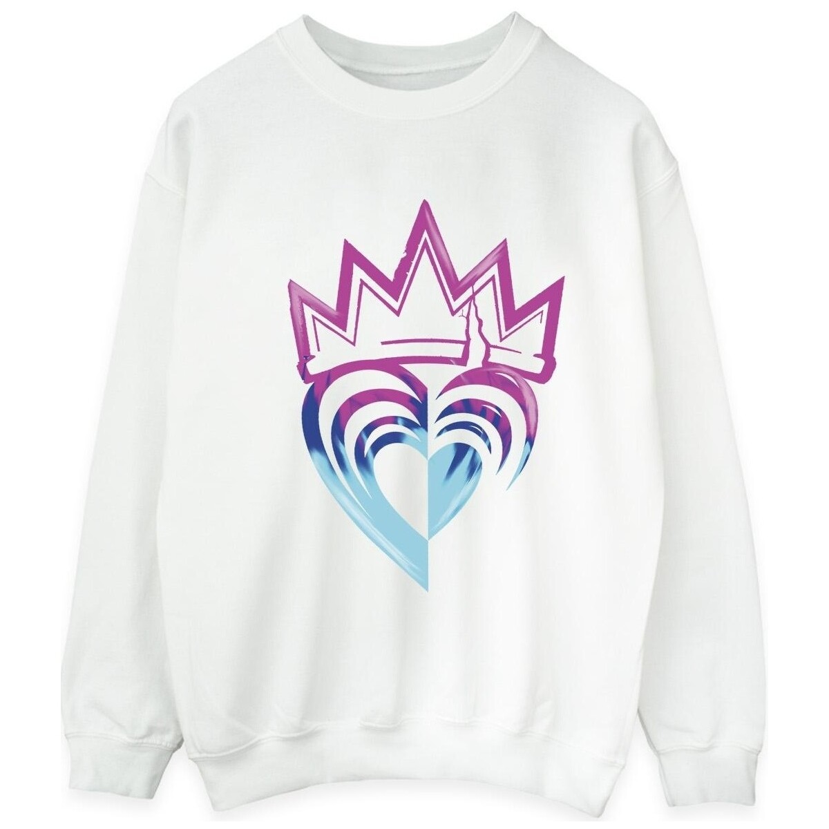 Vêtements Homme Sweats Disney Descendants Pink Crown Blanc
