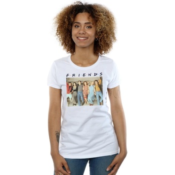 Vêtements Femme T-shirts manches longues Friends Group Photo Stairs Blanc
