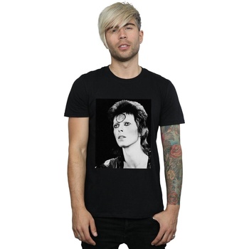 Vêtements Homme T-shirts manches longues David Bowie Ziggy Looking Noir