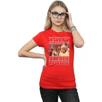 Vêtements Femme T-shirts manches longues Friends Fair Isle Holiday Armadillo Rouge