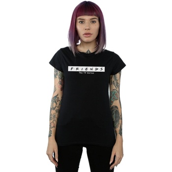 Vêtements Femme T-shirts manches longues Friends Logo Block Noir