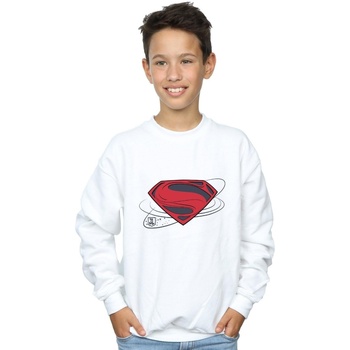 Vêtements Garçon Sweats Dc Comics Justice League Movie Superman Logo Blanc