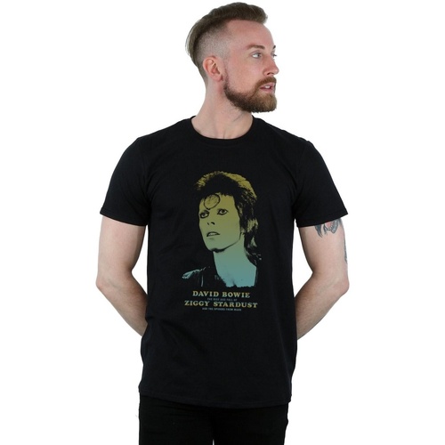 Vêtements Homme T-shirts manches longues David Bowie  Noir